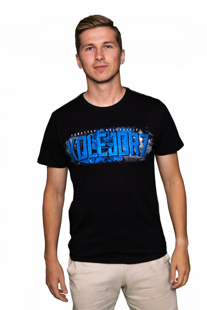 KOSZULKA LECH POZNAŃ FANATYCY Z BUŁGARSKIEJ CZARNA L Rozmiar L