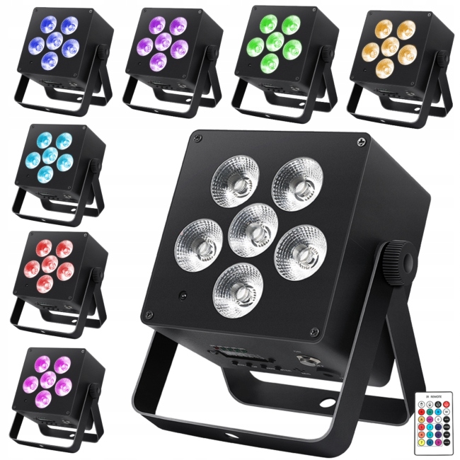 LIGHT4ME Accu Par Rgbwa-uv bateriový reflektor 440