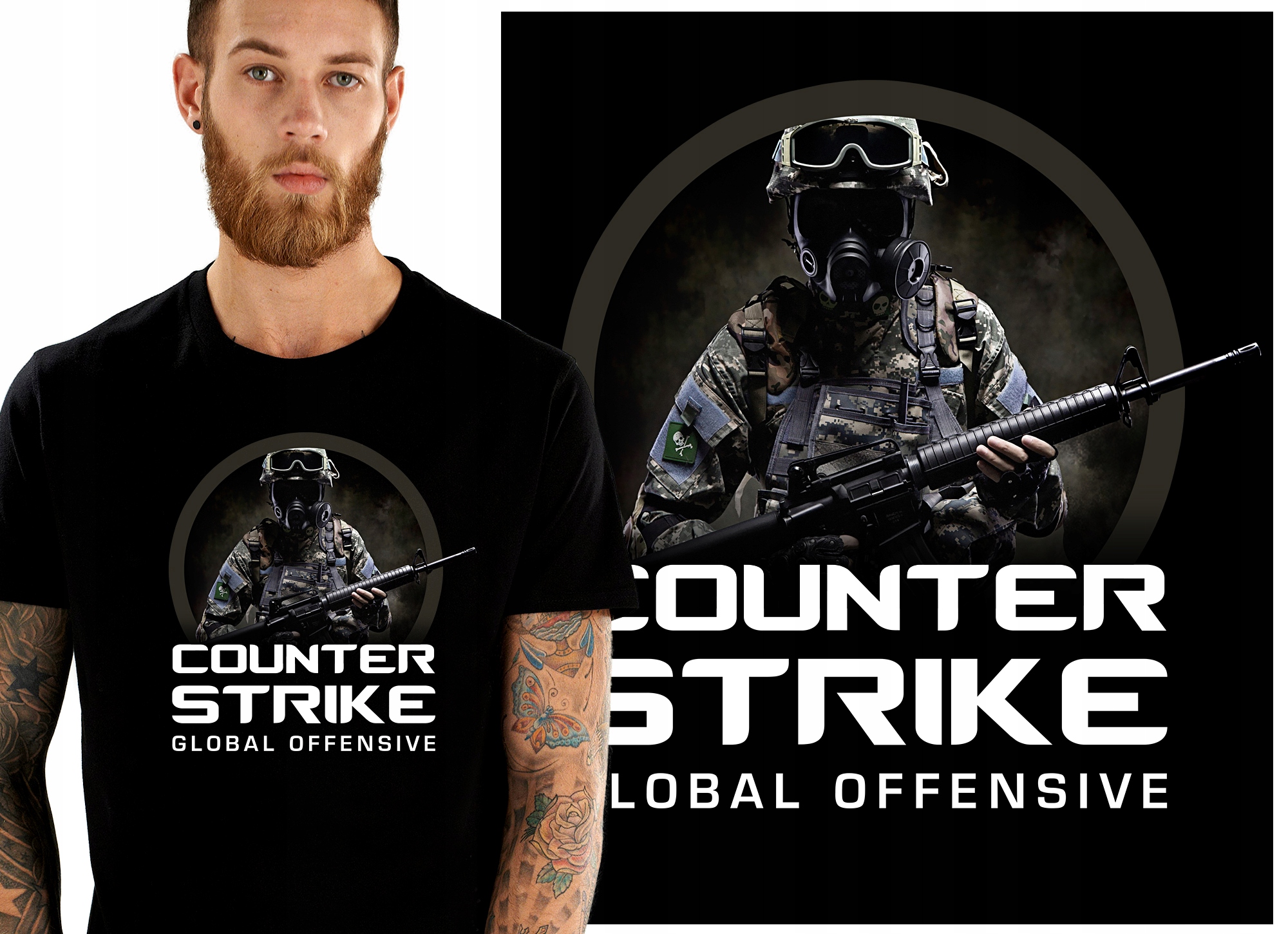 

Counter Strike Csgo Global Koszulka Męska XXL