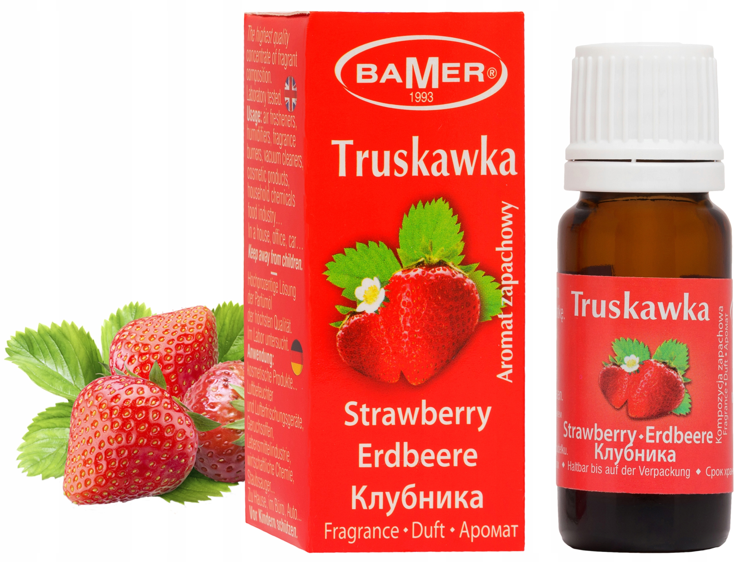 

Truskawka Olejek Zapachowy Bamer, Intensywny