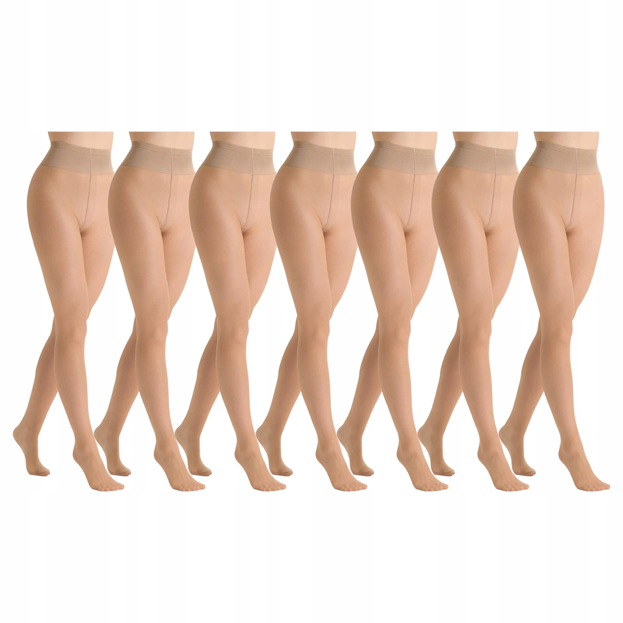 7 x Punčocháče hladké Exclusive Silk 15 den Marilyn Visone 3/4