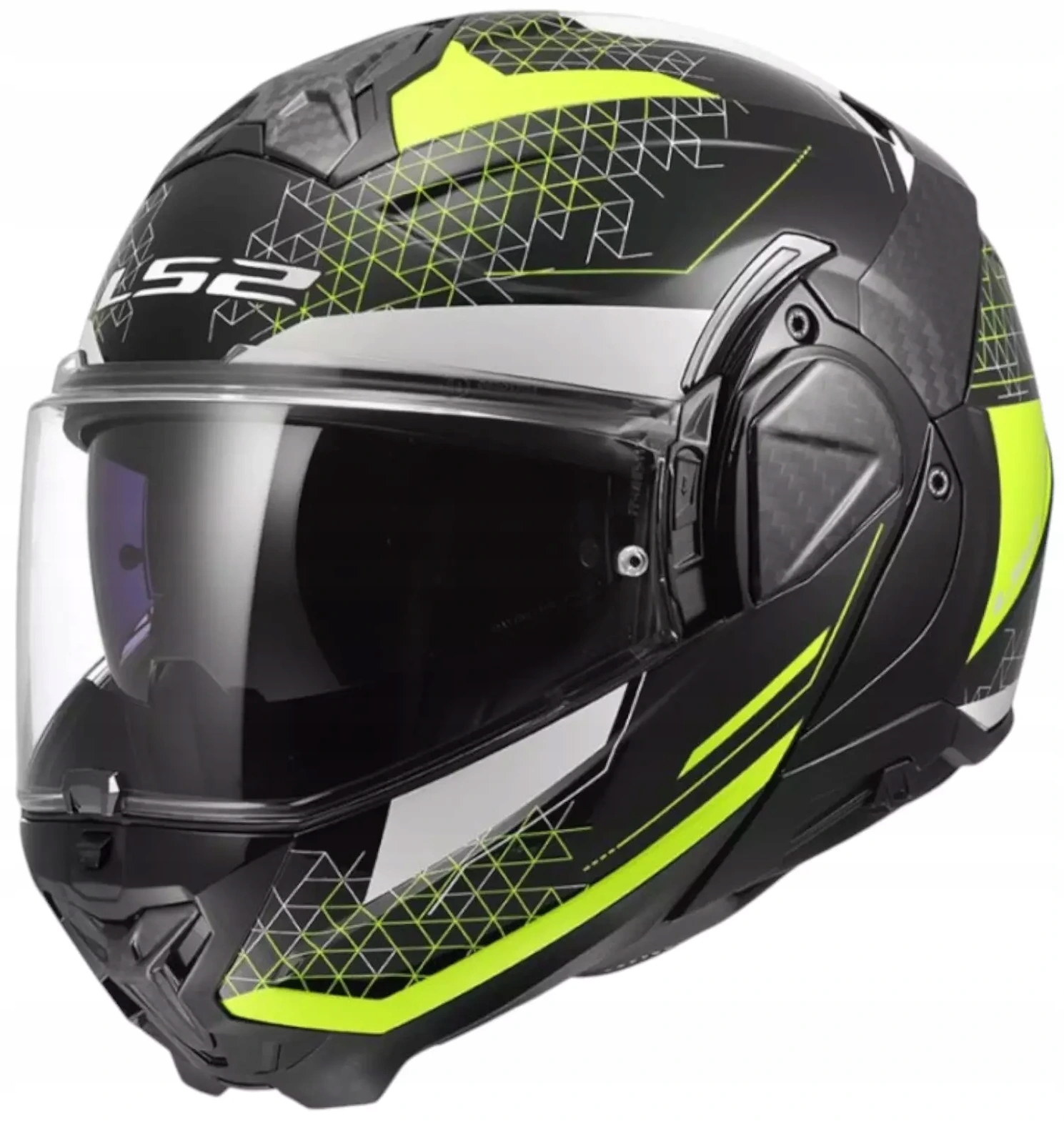 LS2 FF910 Advant II Astral H-v Yellow Motocyklová Prilba Čeľusťová Žltá