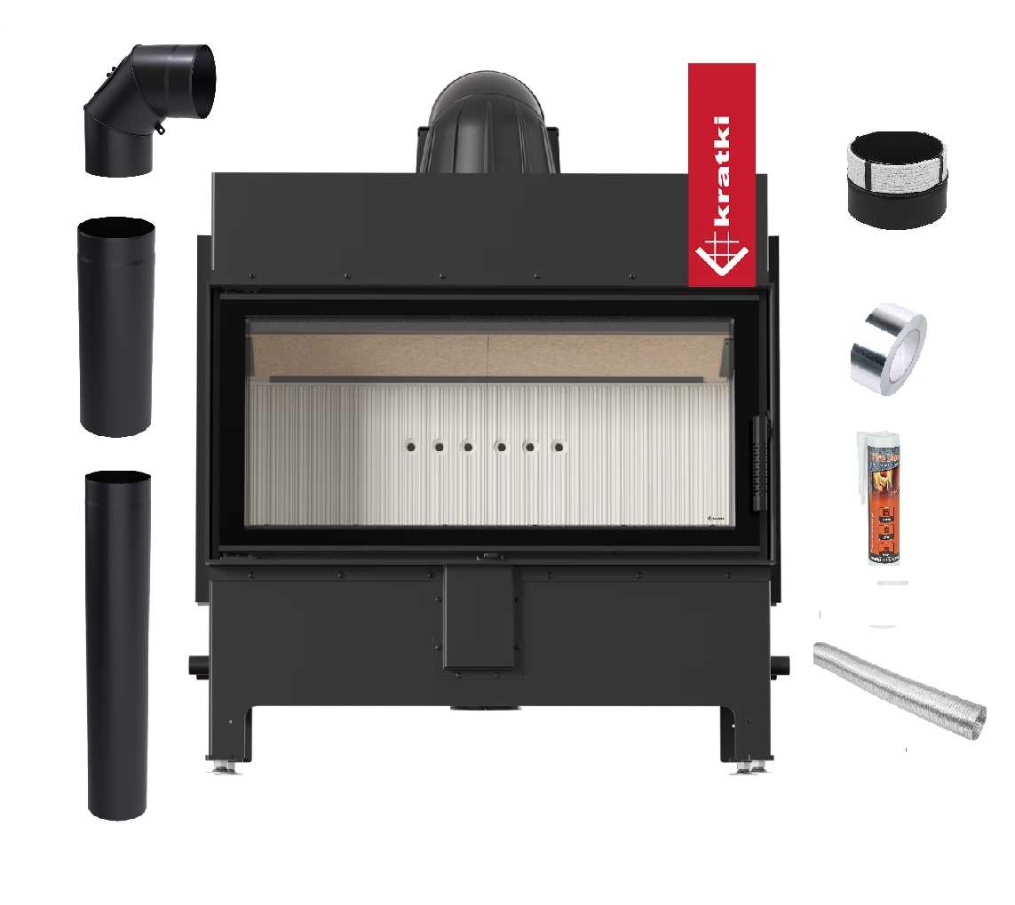 Krbová Vložka Lucy 16 kW Ocelová Vzduchová Ekoprojektová Sada