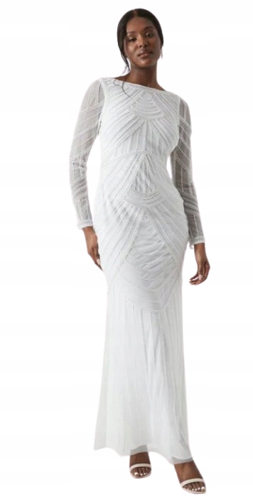 Coast Zdobené Dlouhým Rukávem S Lodičkovým Výstřihem, 36 Hodin