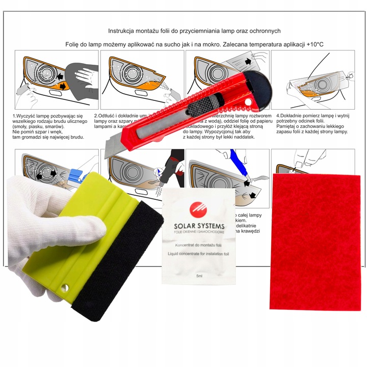 FOLIA OCHRONNA Solar Systems PPF 200 x 30 cm Kod producenta 5263-1A