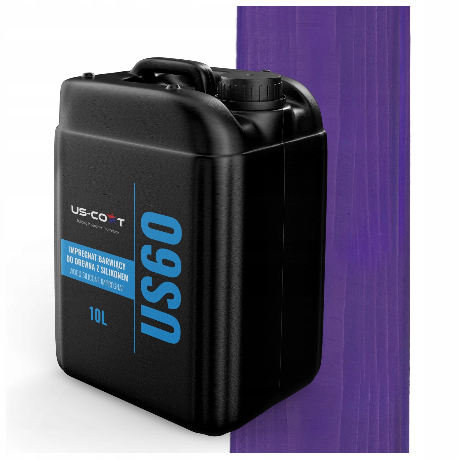 Impregnácia Farbiaca Na Drevo So Silikónom 2v1 Altana Dosky Farba Fialová 10L