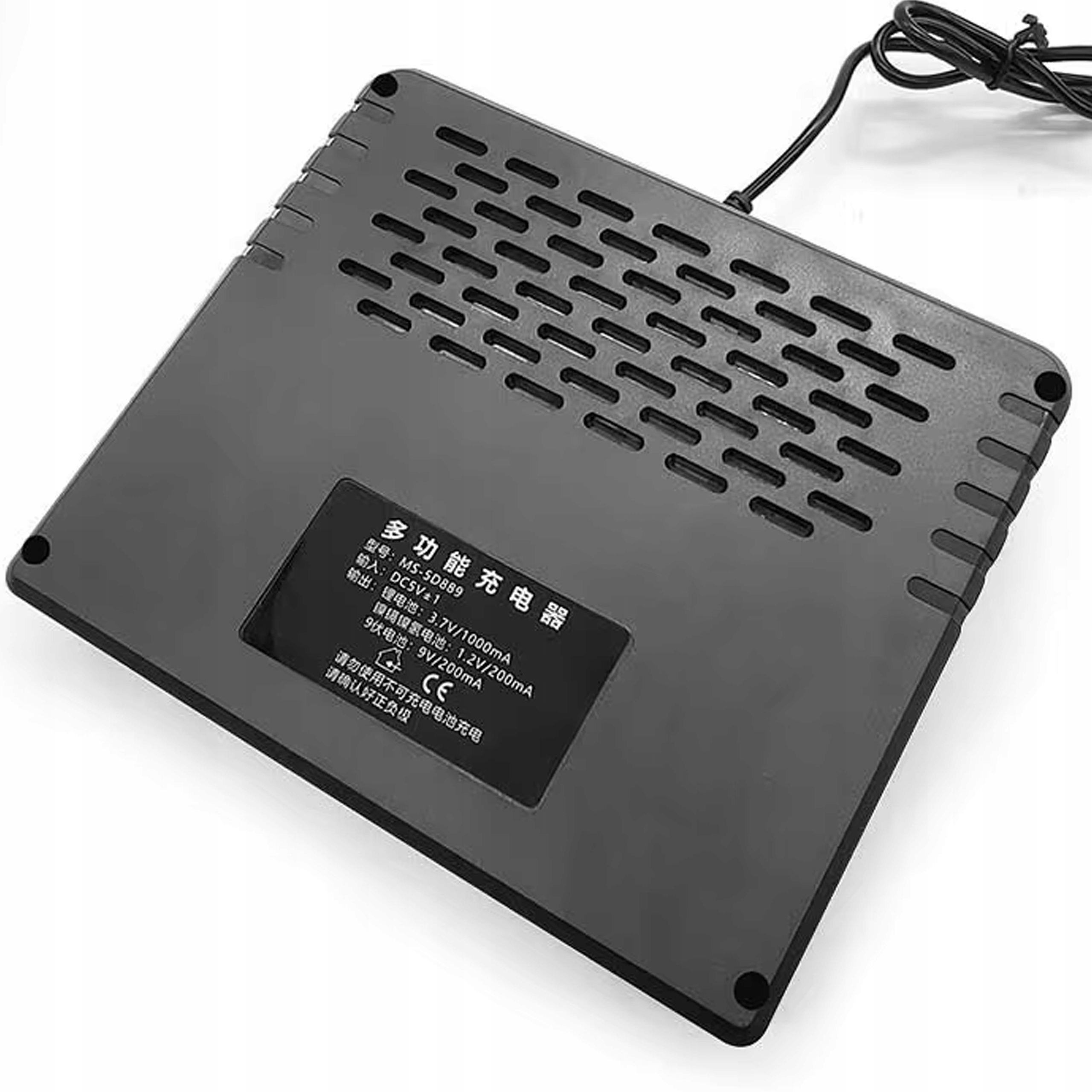 WIELOFUNKCYJNA SZYBKA ŁADOWARKA DO AKUMULATORKÓW BATERII 7 GNIAZD AAA USB Informacje o bezpieczeństwie CE