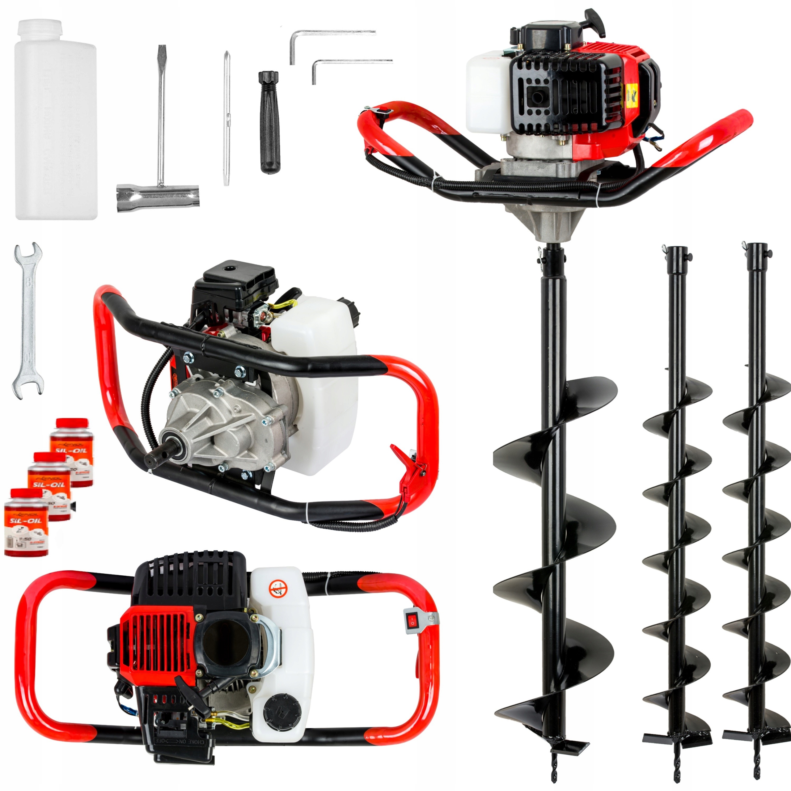 СИЛЬНАЯ БУРОВАЯ УСТАНОВКА ПОЧВЫ ШНЕК 10/15/20 СТОЛБОВ ДЕРЕВ