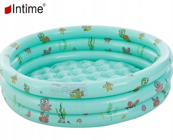 Basen Dla Dzieci Brodzik Miękkie Dno Suchy Basen Intime 80cm Zielony EAN (GTIN) 5905178741098