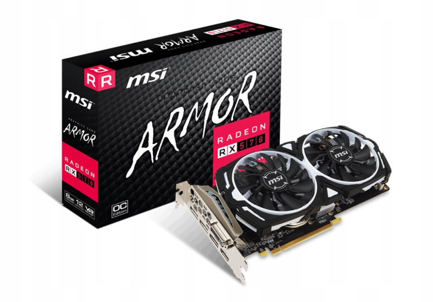 Karta graficzna MSI RX 570 ARMOR 8G OC 8 GB