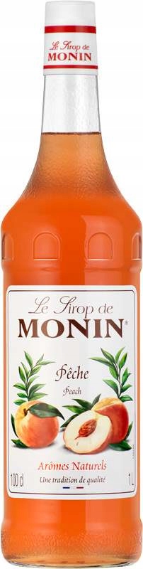 Monin Sirup peach/broskev Sklo 1l