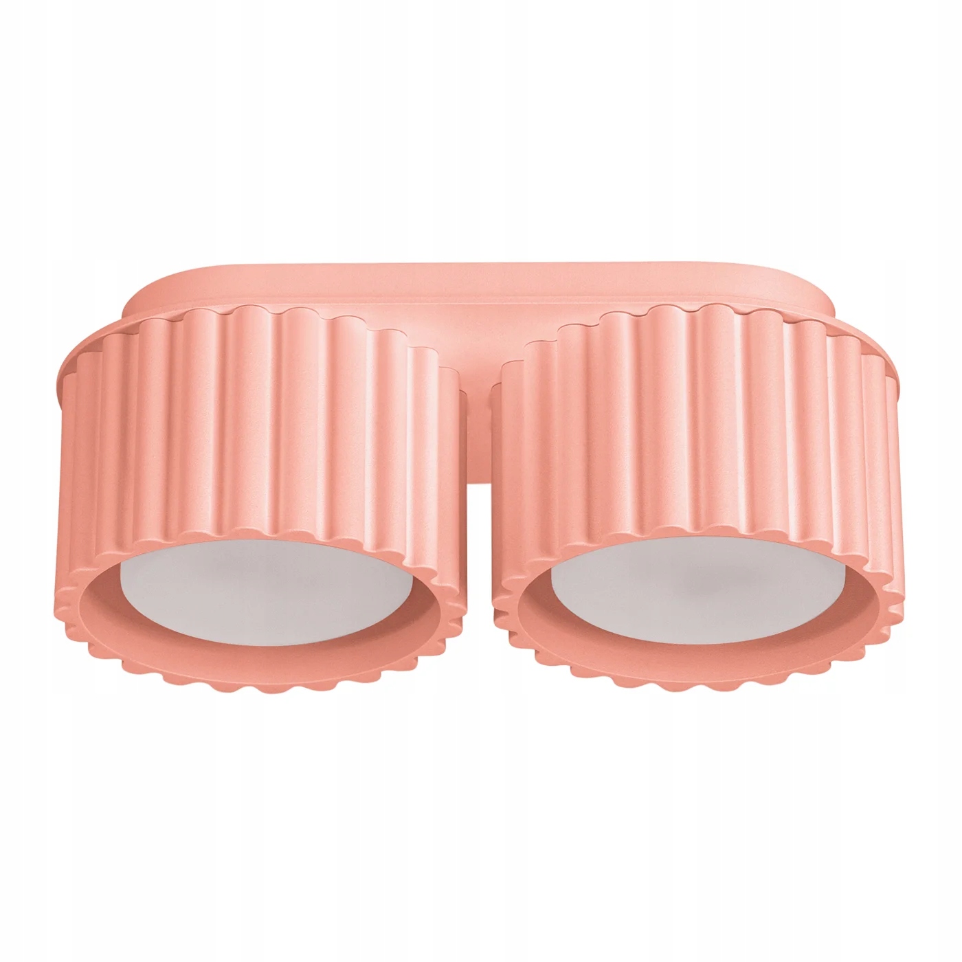 Sollux Lighting Stropná lampa oválna 21 cm 2xGX53 10W Aura broskyňová