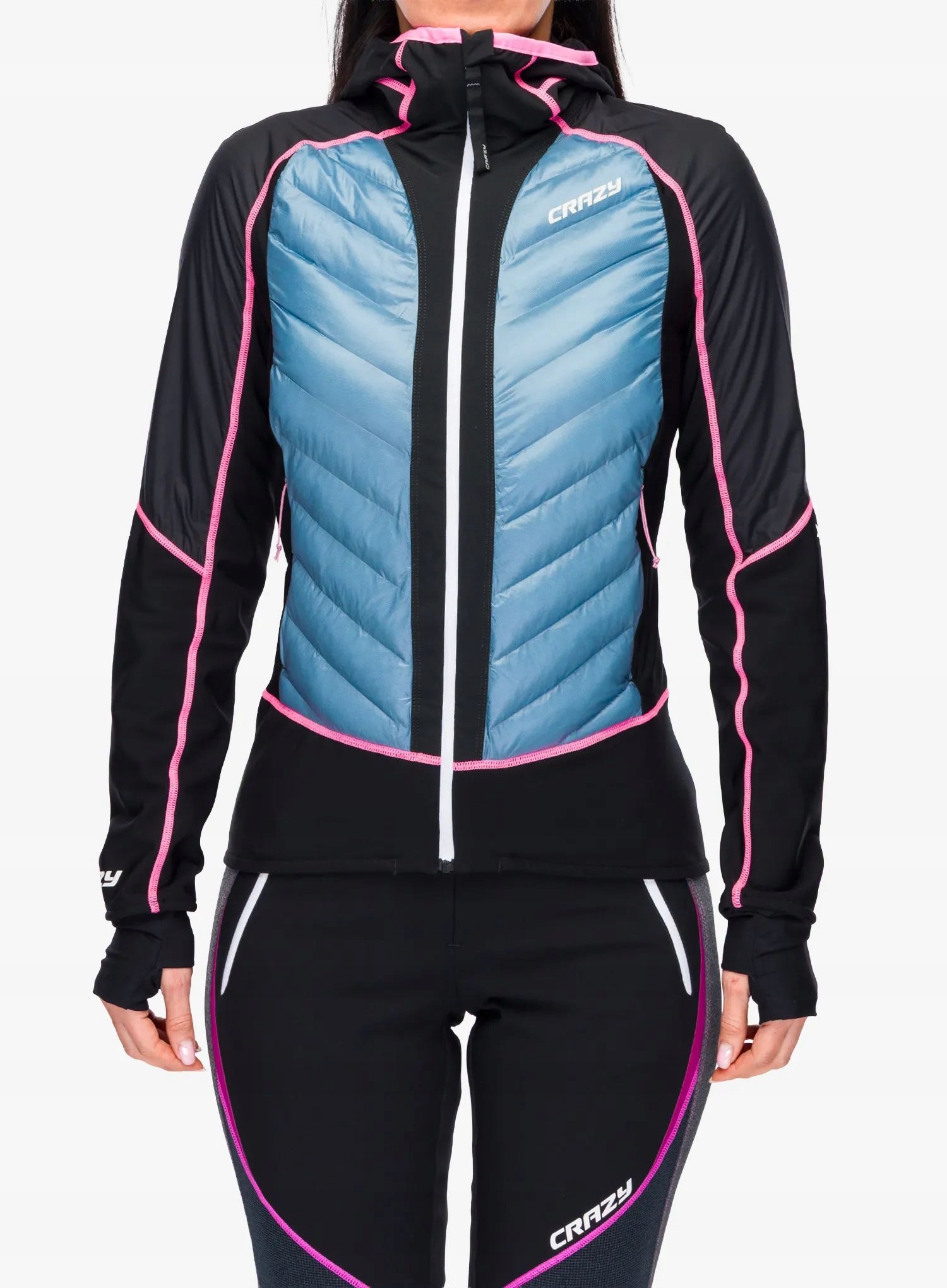 Kurtka hybrydowa damska Crazy Jacket Channel blueberry L