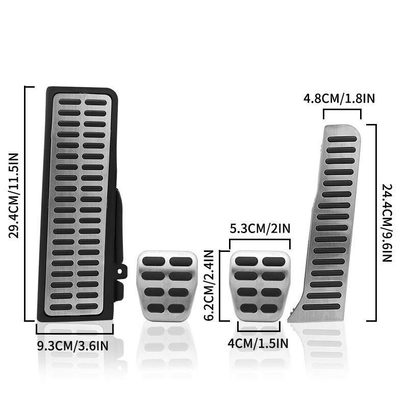 Nakładki na pedały VW Volkswagen Touran 2003 -2015 EAN (GTIN) 5905973613552