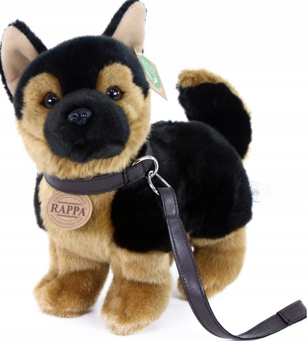 OWCZAREK NIEMIECKI NA SMYCZY MASKOTKA PIES 27cm