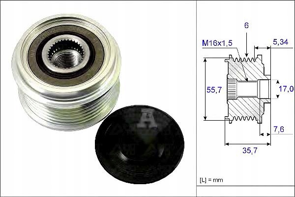 Ina Pásové Kolo Alternátoru Db Asistent řidiče #28