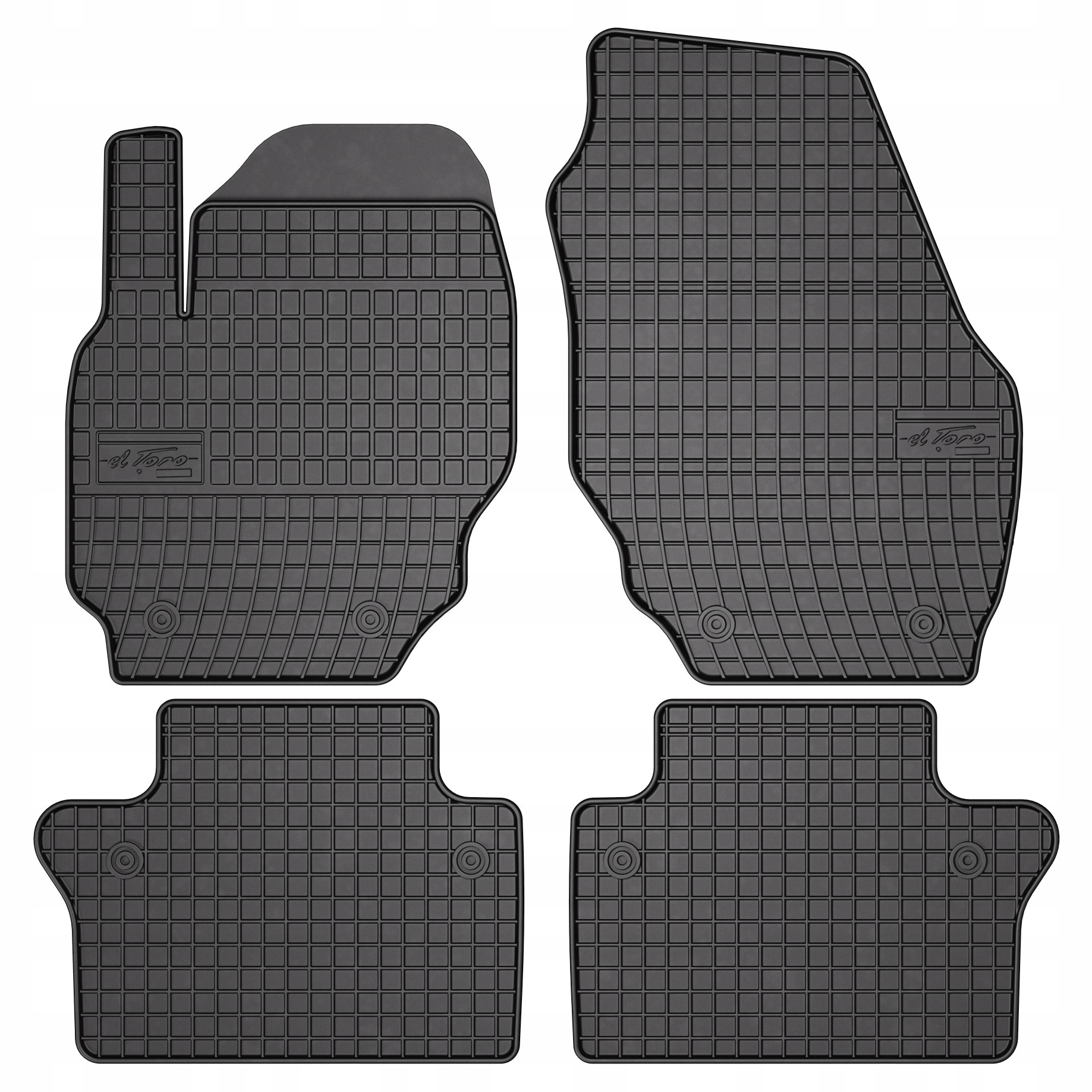 Килимки резинові ElToro до Volvo V70 III 2007-2016