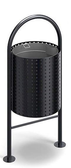 KOSZ na śmieci Ogrodowy Parkowy Miejski Beryl 60l