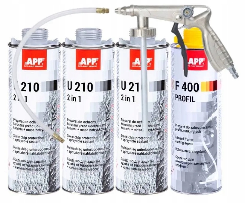 3xBARANEK U210+F400+PISTOLET NTOOLS-KONSERWACJA