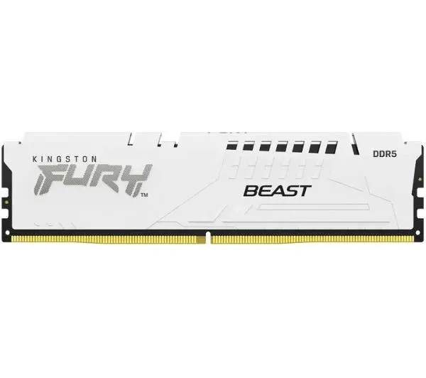Pamięć Ram do komputera Kingston Fury Beast DDR5 16GB 6400 CL32 Expo Biała