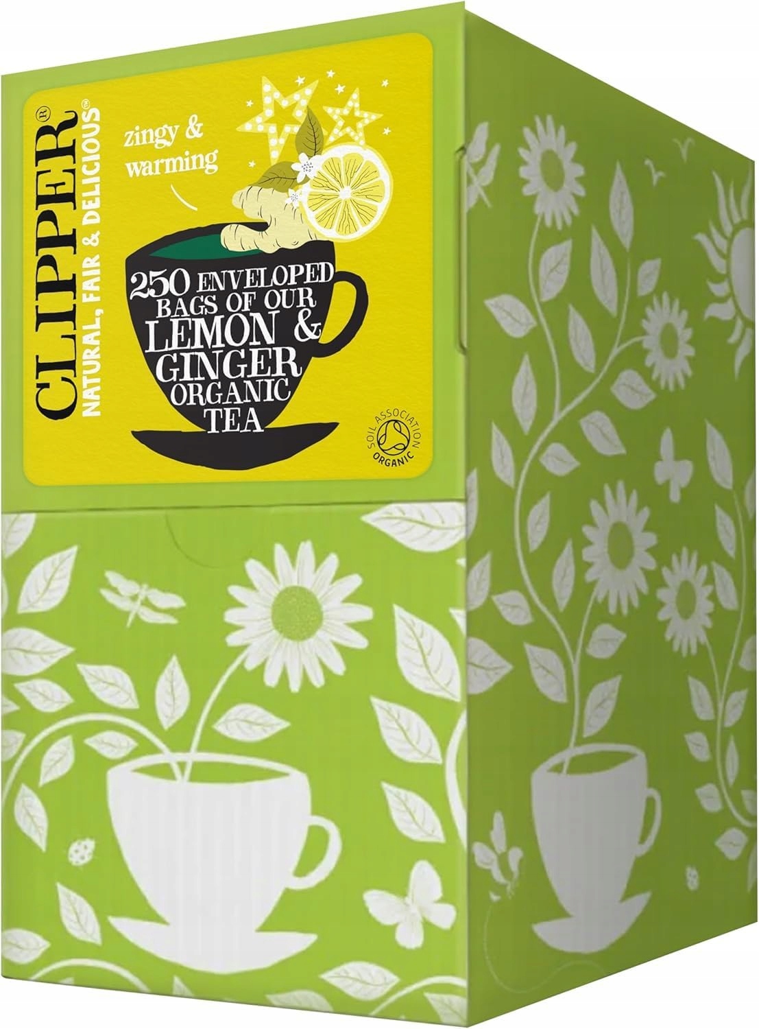 Herbata Clipper Organic Lemon & Ginger w torebkach 250 szt