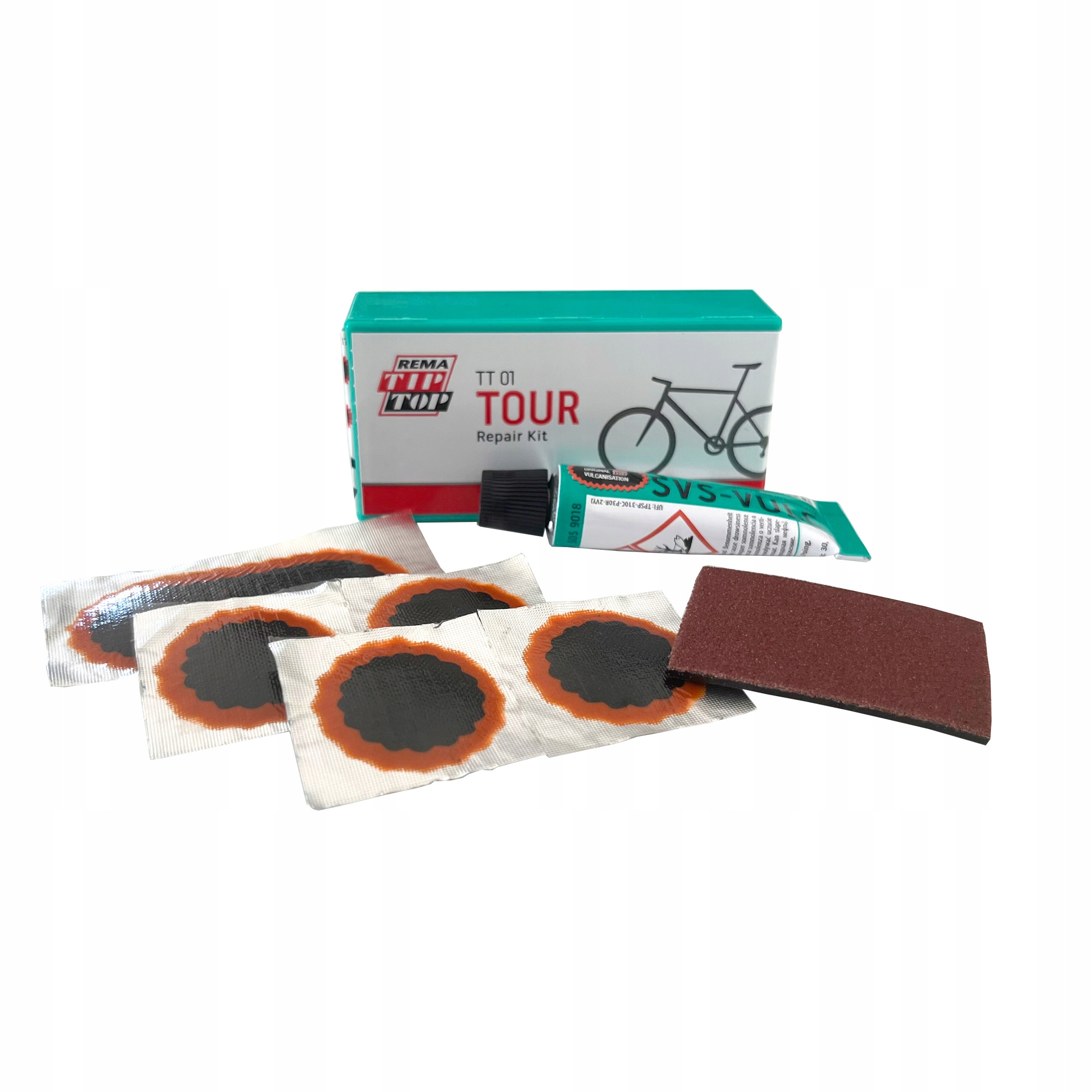 NIEMIECKIE ŁATKI NAPRAWY DĘTEK TIPTOP ROWEROWYCH