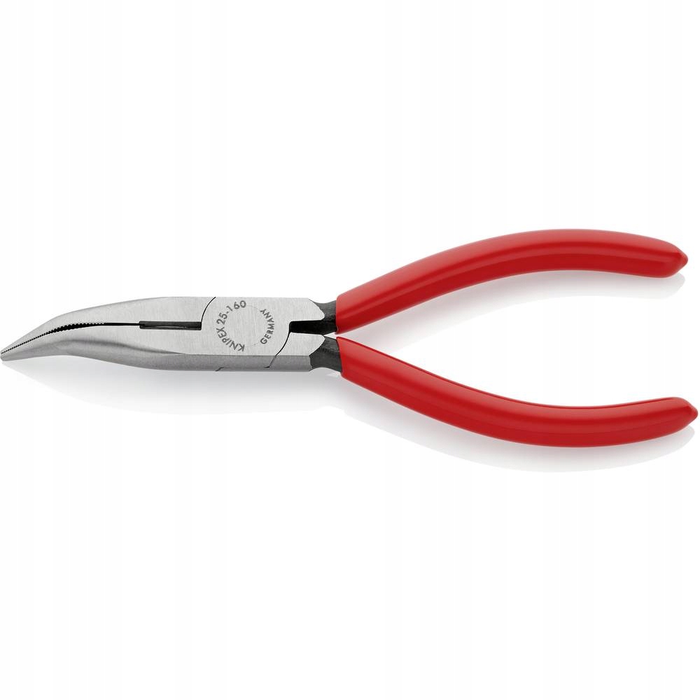 Řezací kleště půlkulaté (rádiové), leštěné, zahnuté 160 mm Knipex