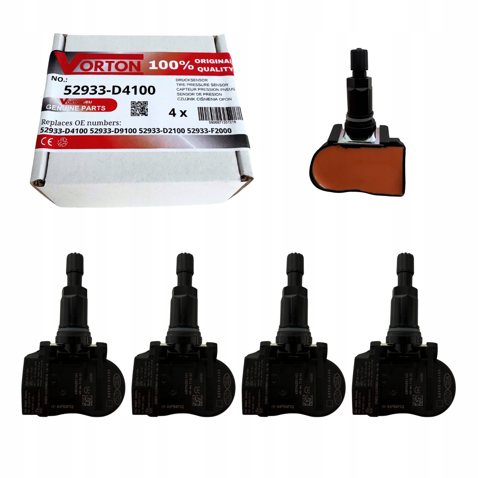 Senzory Tlaku Pneumatík Tpms Kia Sportage IV Optima IV Niro Soul III