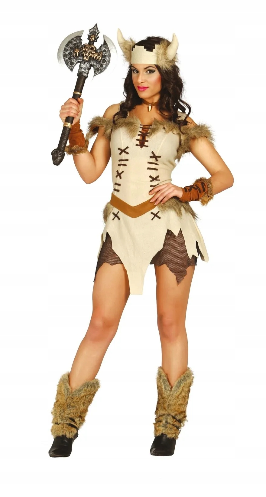 Kostým pro dospělé Žena Viking šaty S