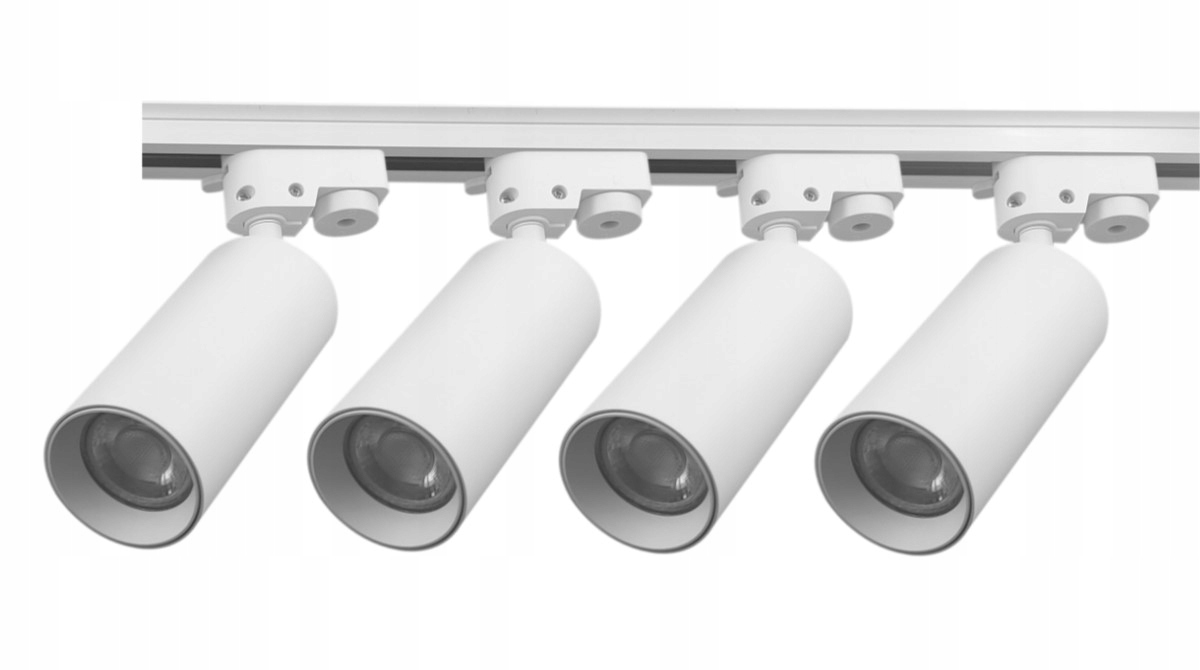 Zestaw szynoprzewód szyna 1m + 4 lampy GU10 LED