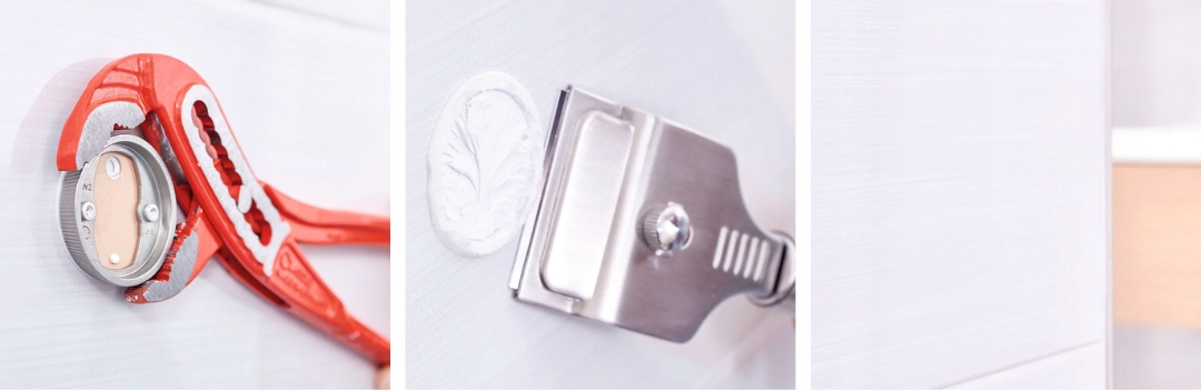 TESA ELEGAANT UCHWYT NA PAPIER TOALETOWY BEZ WIERCENIA SREBRNY CHROM 6KG Typ uchwyt