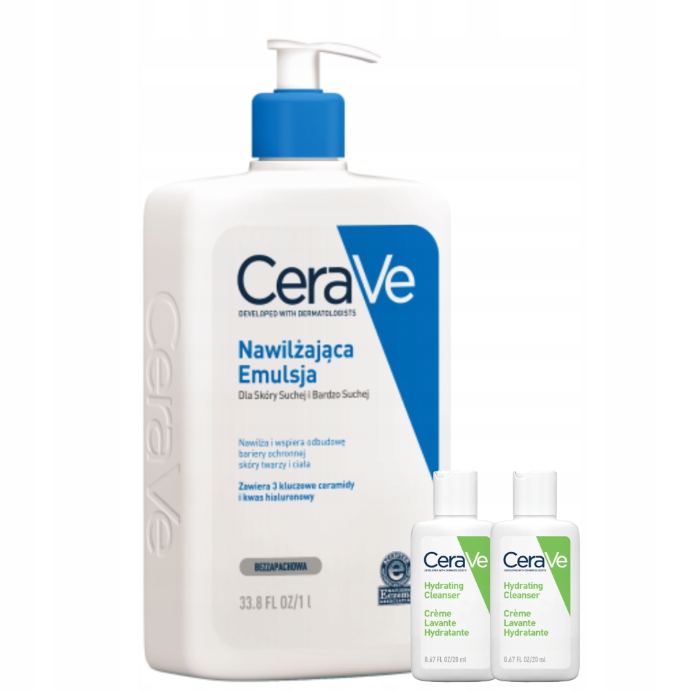 CeraVe Emulsja Nawilżająca Skóra Sucha i Bardzo Sucha 1l