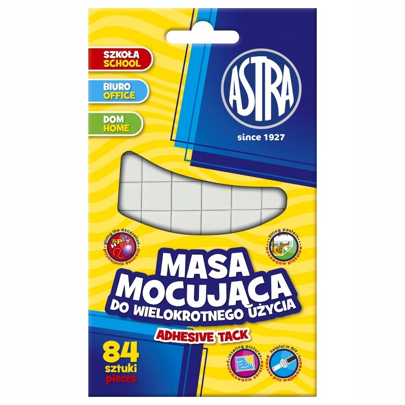 

Masa mocująca Astra 84 kwadraciki 50g