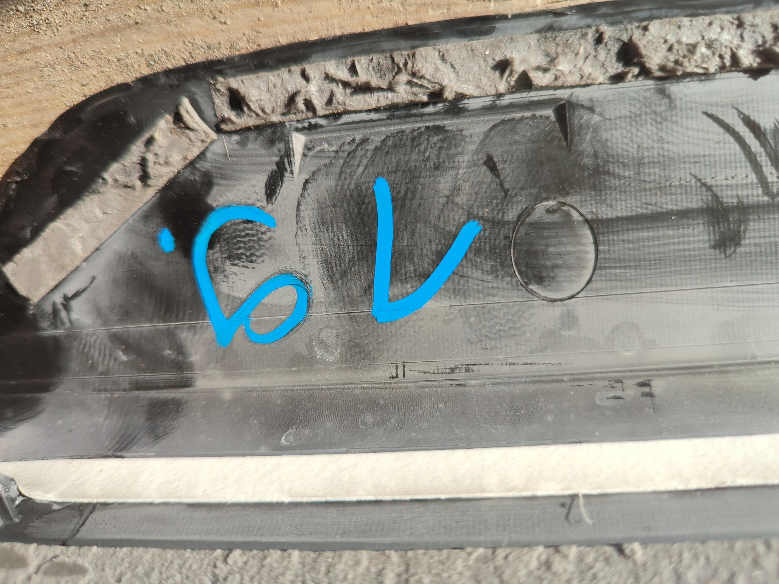 moulding threshold right front AUDI Q5 8R S LINE 8R0853374C