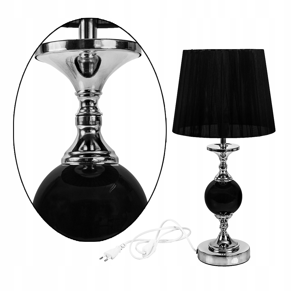 

Lampa stojąca czarna nowoczesna do salonu sypialni