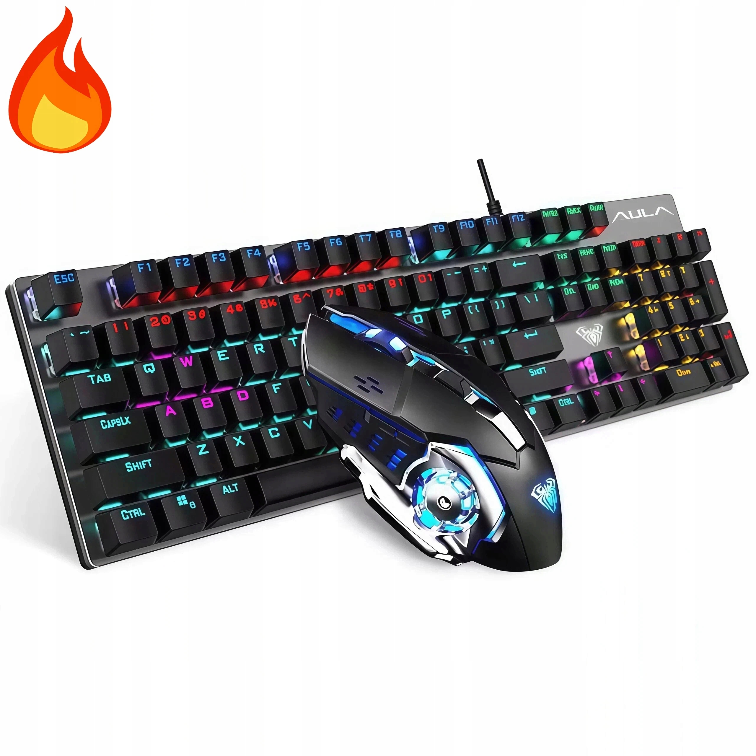 Mechanická Klávesnice Pro Hraní S Vlastními Efekty Rgb A Rychlosti