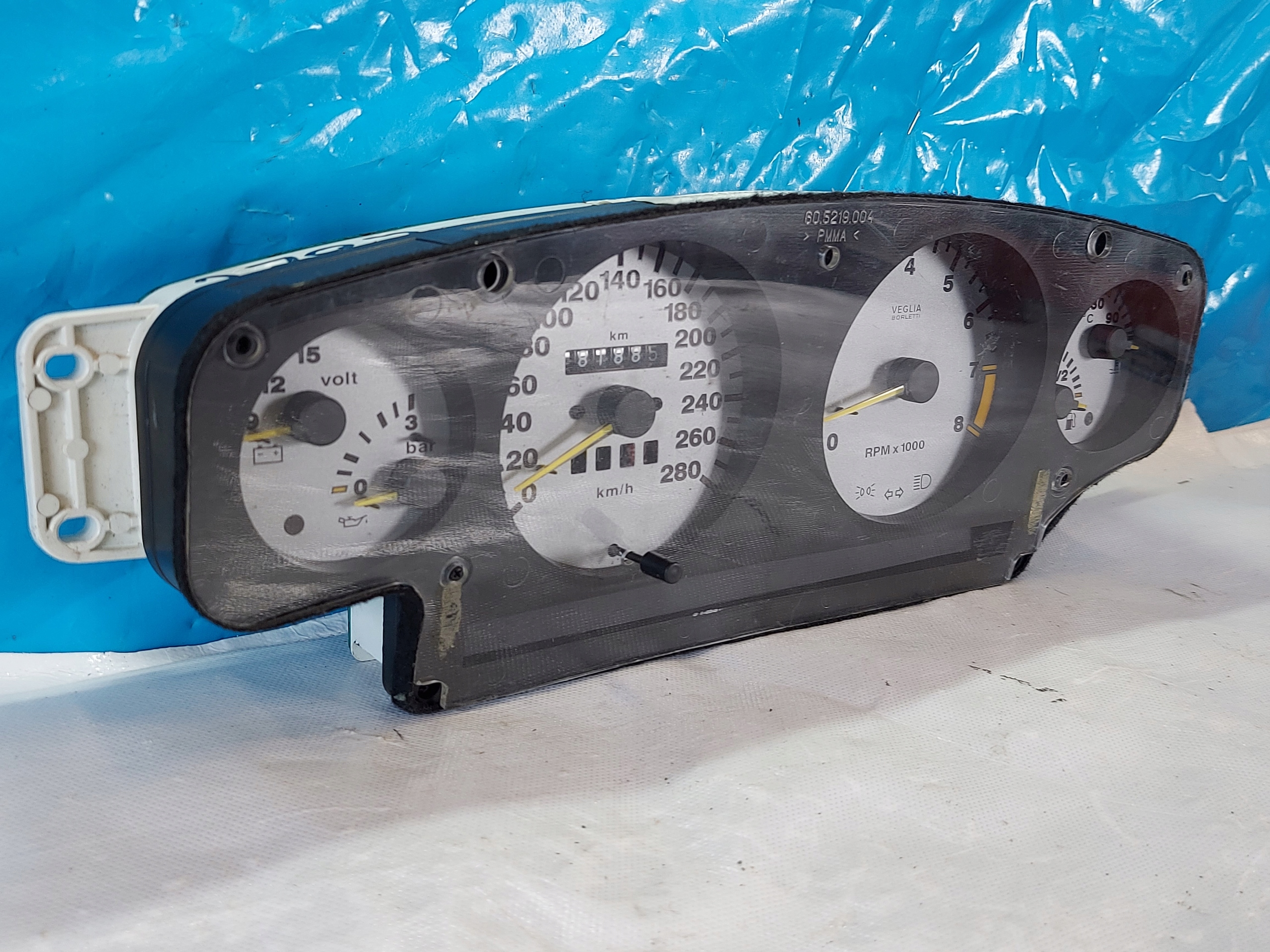 dials clock FIAT CUOPE FA175 2.0 16V 6053820010A