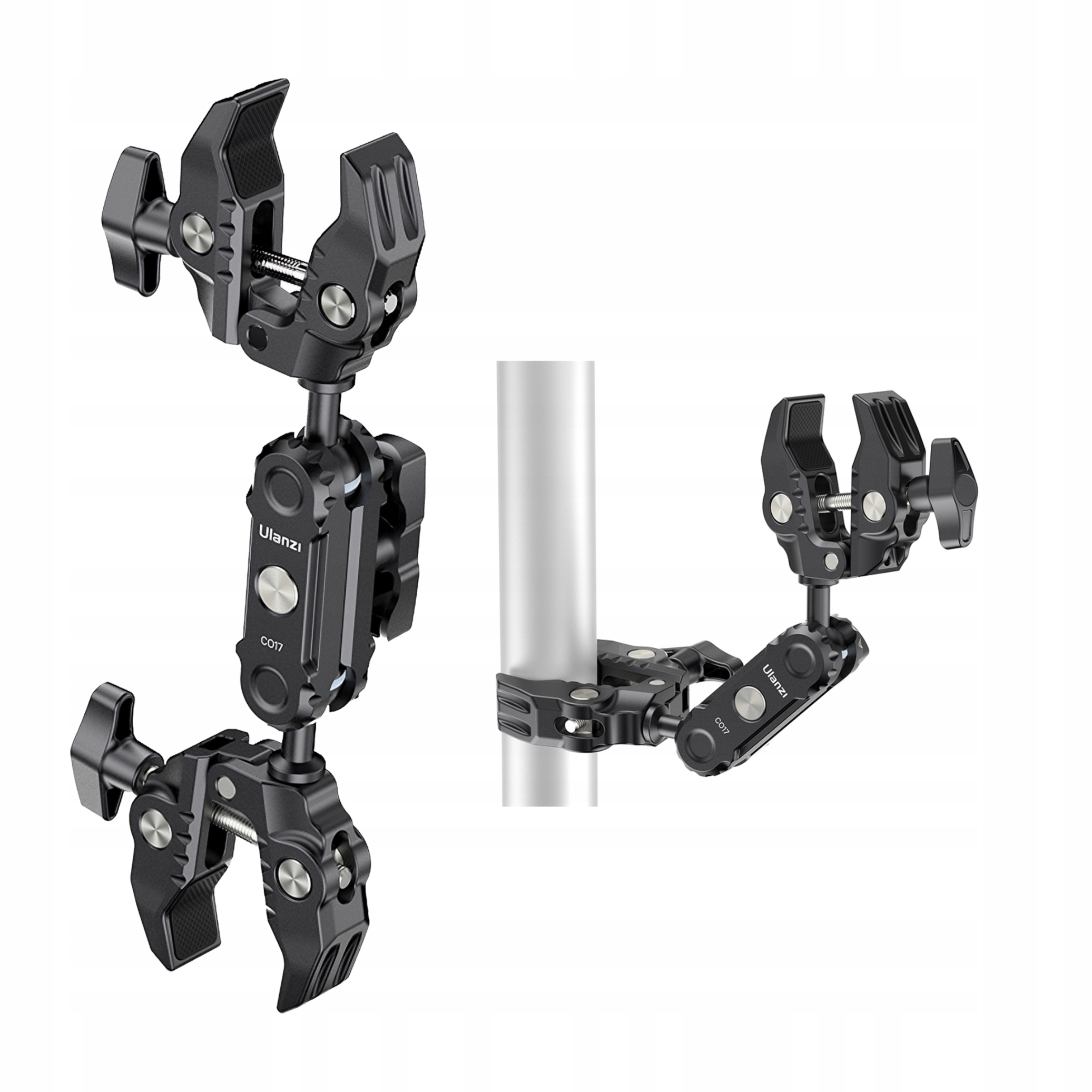 Zacisk Szczękowy Głowica Kulowa Adapter 1/4” Arri 2X Clamp Ulanzi