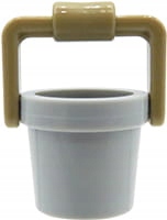 LEGO wiadro / wiaderko - jasne szare