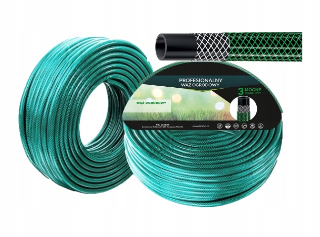 

Wąż Ogrodowy Garden 3-WARSTWOWY Mocny 3/4'' 50 Mb