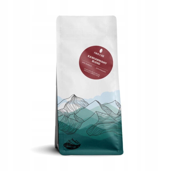 Levně Káva zrnková, čerstvě pražená, 1 kg Kavárny Blend Káva Z Gór