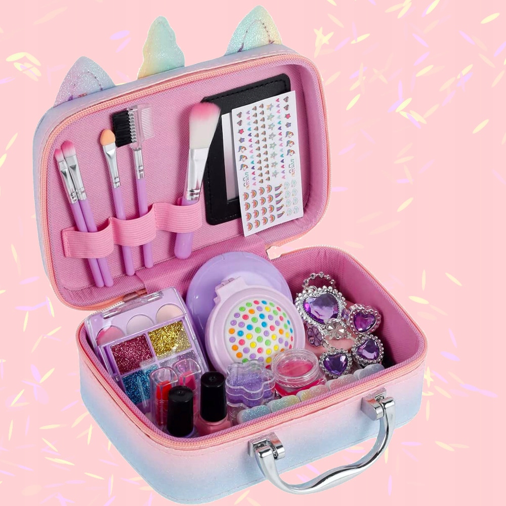 ZESTAW DO MALOWANIA MAKIJAŻU DLA DZIECI KOSMETYKI makeup TOREBKA JEDNOROŻEC Marka Stator