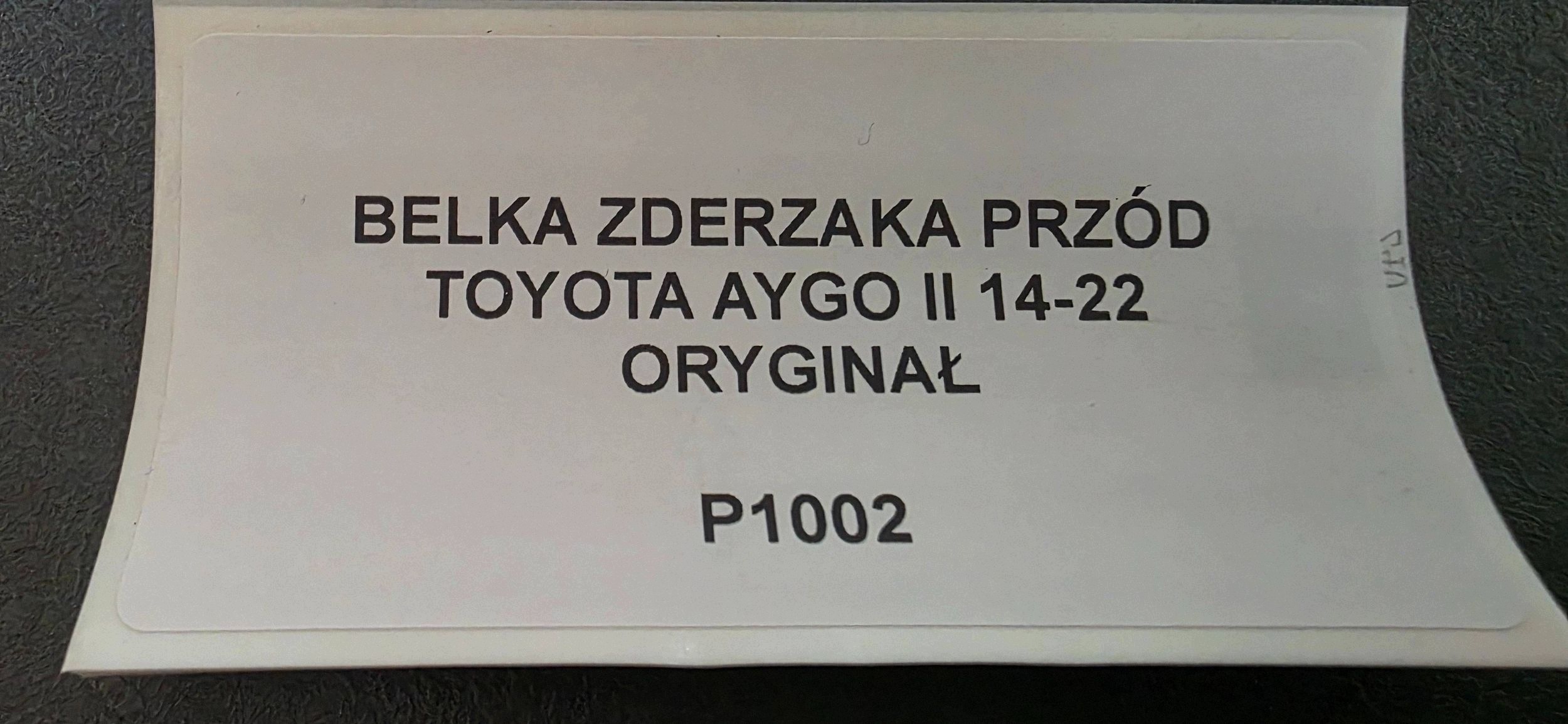 bumper support front TOYOTA AYGO II 14-22 original