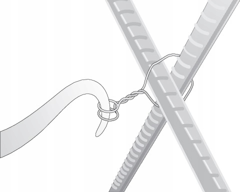 KLUCZ DO SKRĘCANIA WIĄZANIA DRUTU ZBROJENIA 240mm 49830 Marka inny