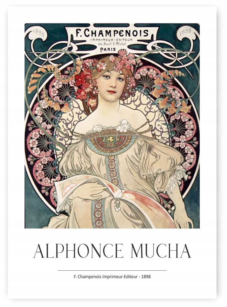 ALFONS MUCHA PLAKAT A2 59,4x42cm #291