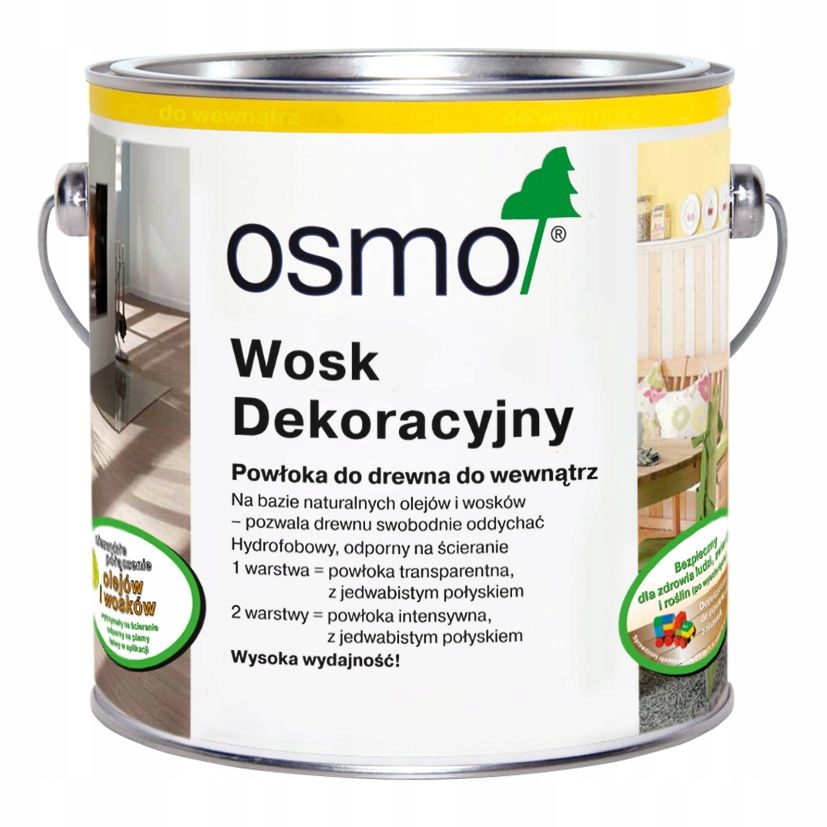 Osmo Dekoračný vosk 2.5 l Sneh 3188