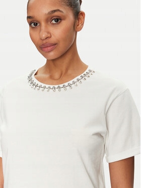Morgan T-Shirt Damskie biały 251-DOUTI