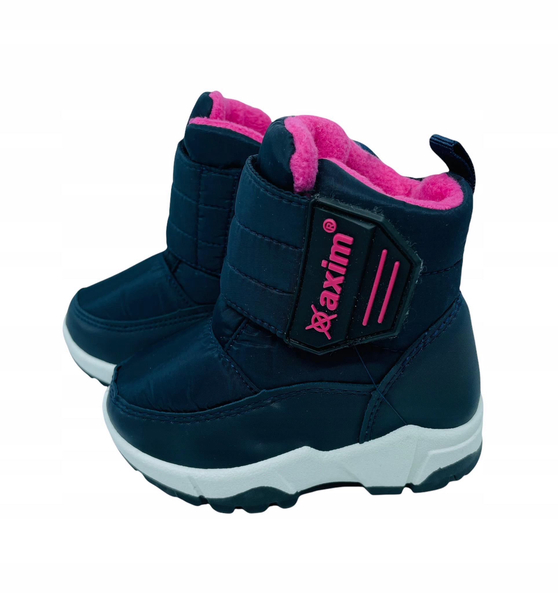 AXIM ŚNIEGOWCE NA WYSOKIE POBICIE BOTKI ZIMOWE GRANAT-RÓŻ R 30