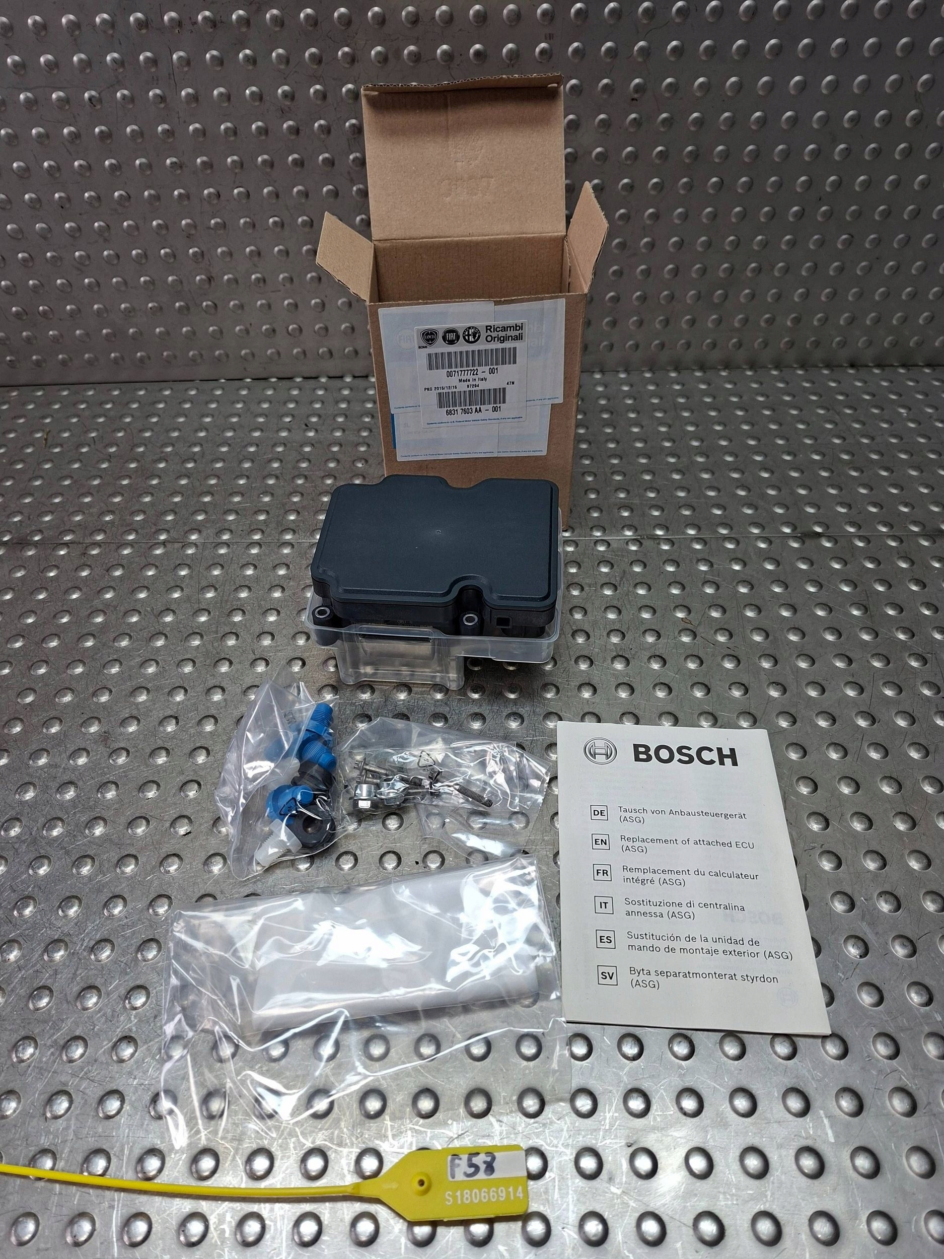 control unit pump ABS MASERATI GHIBLI 13- 0265956368