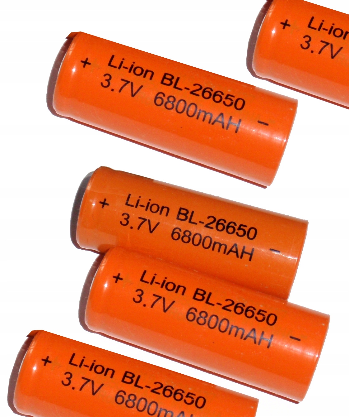 

5x Akumulator 26650 6800 mAh 3,7V Li-ion